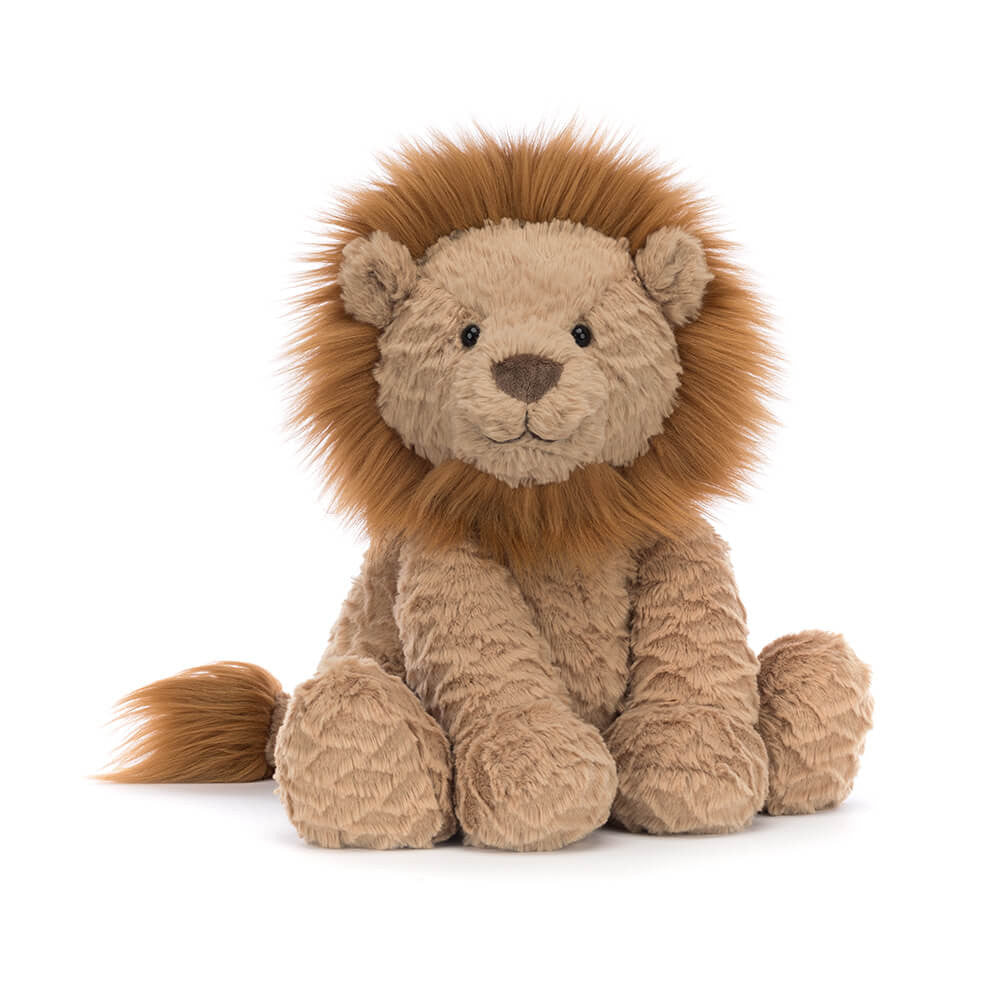 Jellycat The Very Brave Lion Book & Fuddlewuddle Lion Medium