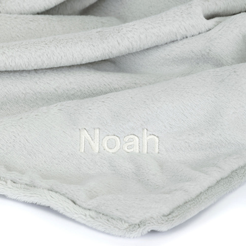 Jellycat Personalized Bashful Silver Bunny Blankie