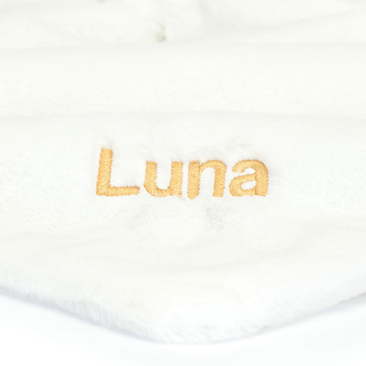 Jellycat Personalized Bashful Luxe Bunny Luna Soother