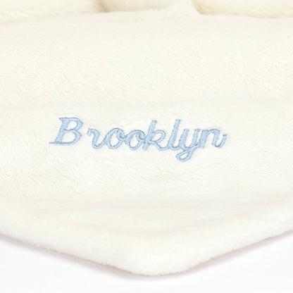 Jellycat Personalized Bashful Black & Cream Puppy Soother