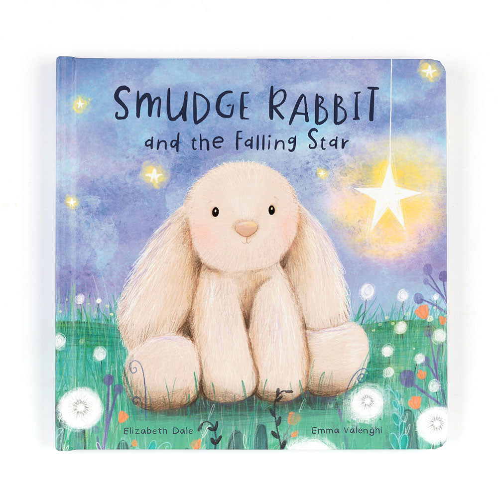 Jellycat Smudge Rabbit and the Falling Star Book and Smudge Rabbit Medium