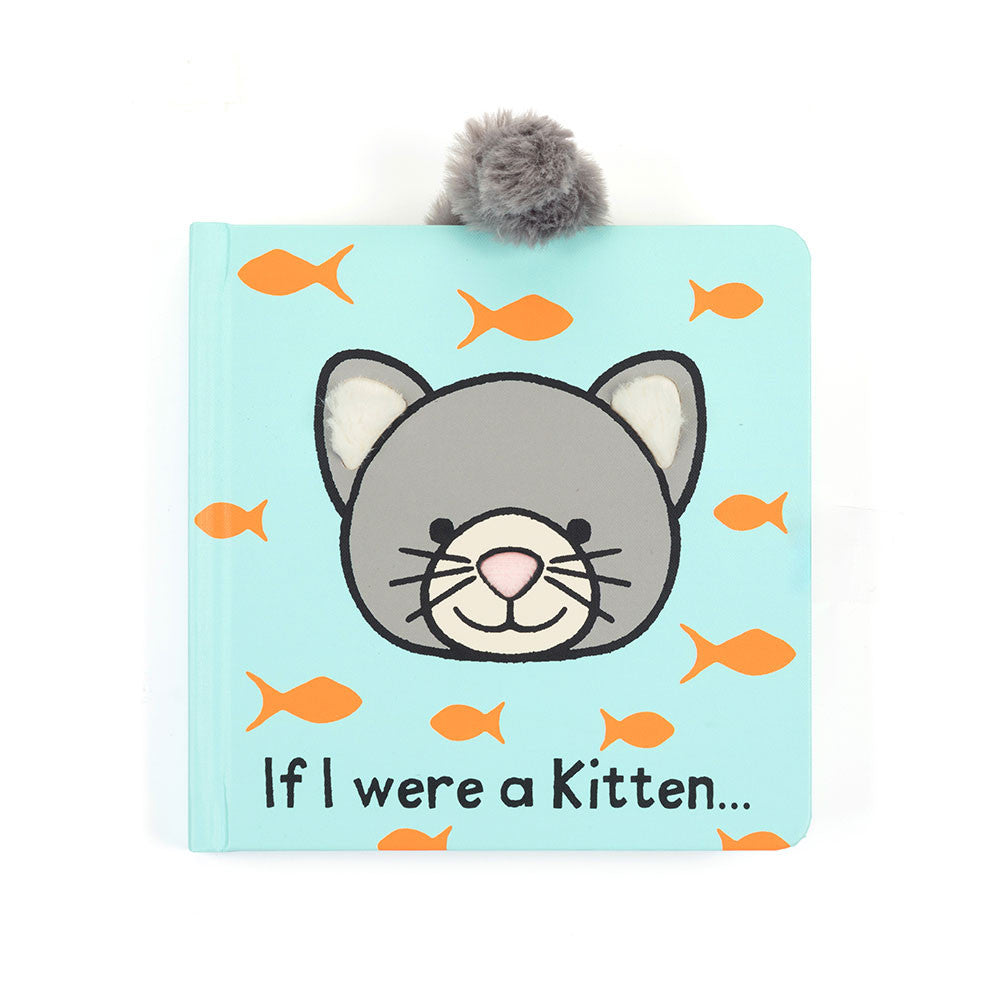 Jellycat If I Were a Kitten Board Book and Bashful Kitten Original