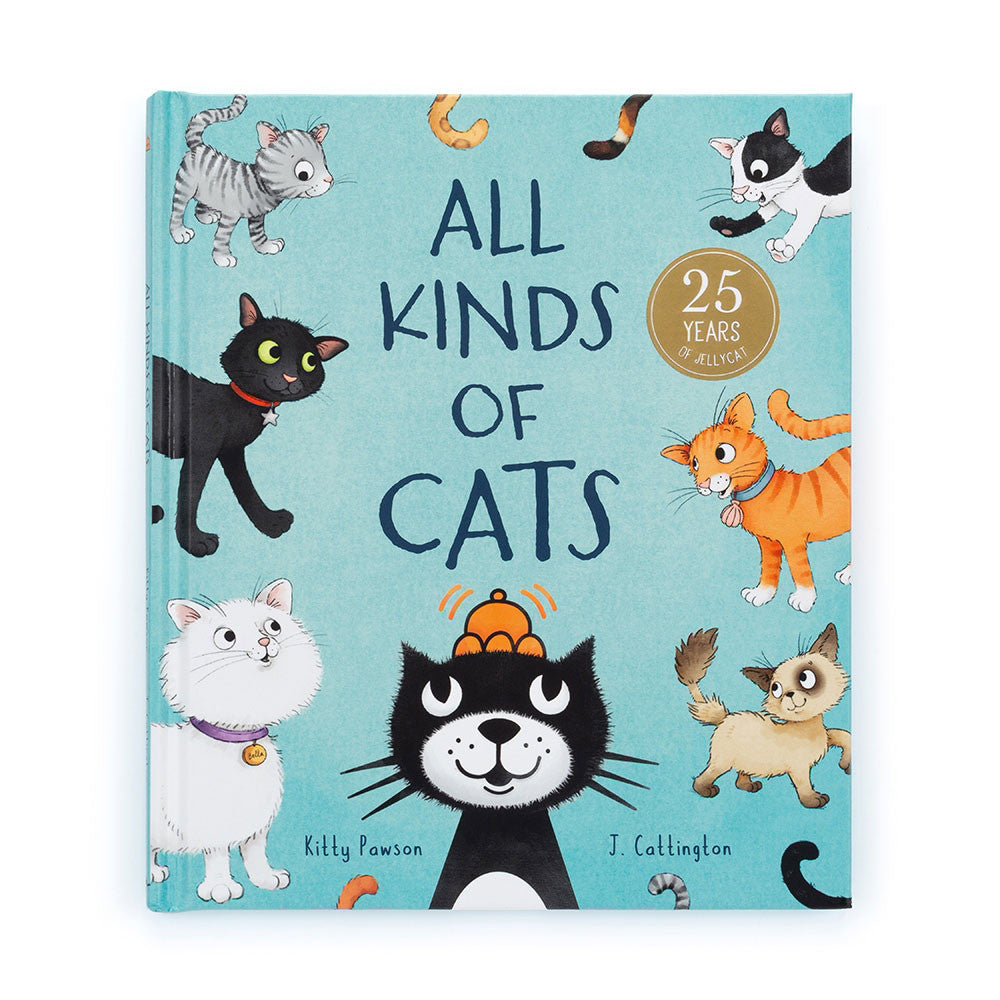 Jellycat All Kinds of Cats Book & Jellycat Jack Medium