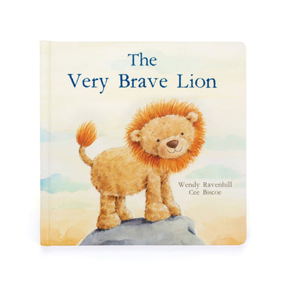 Jellycat The Very Brave Lion Book & Fuddlewuddle Lion Medium
