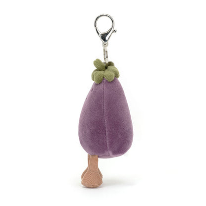 Jellycat Amuseables Eggplant Bag Charm