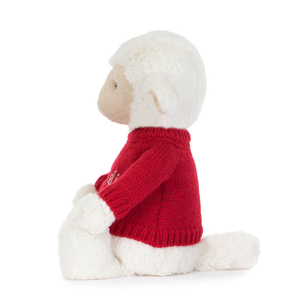 Jellycat Skipson Lamb with Personalized Red Jumper