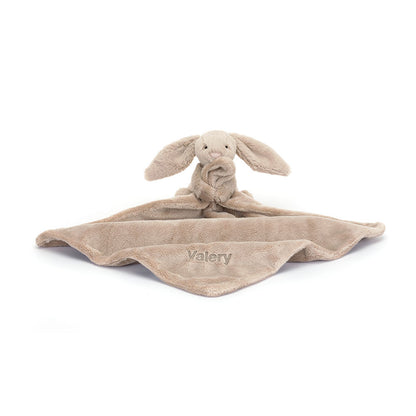 Jellycat Personalized Bashful Beige Bunny Soother