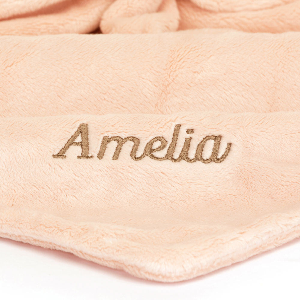 Jellycat Personalized Bashful Blush Bunny Soother