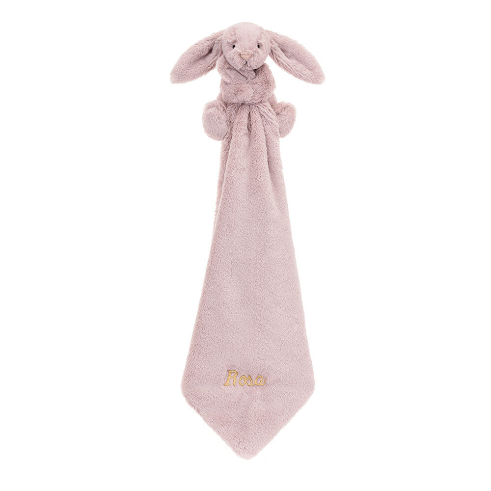 Jellycat Personalized Bashful Luxe Bunny Rosa Soother