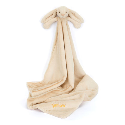 Jellycat Personalized Bashful Luxe Bunny Willow Blankie