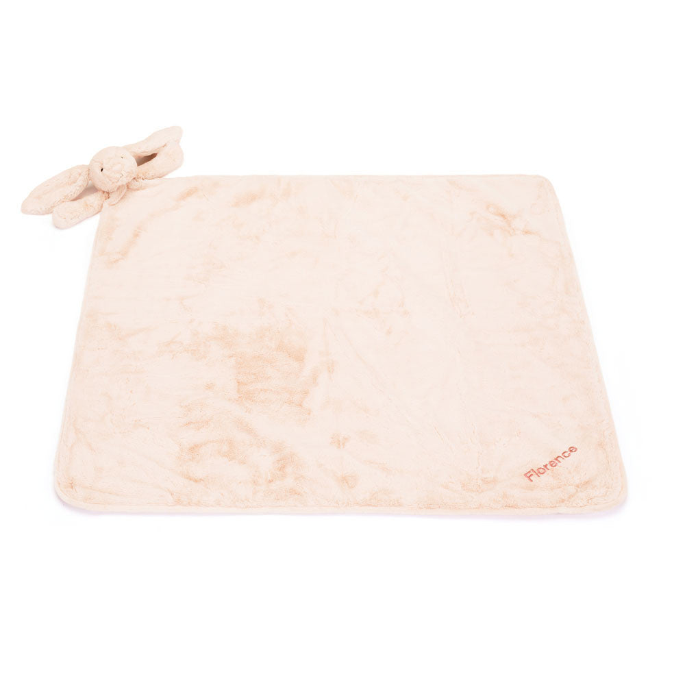Jellycat Personalized Bashful Blush Bunny Blankie