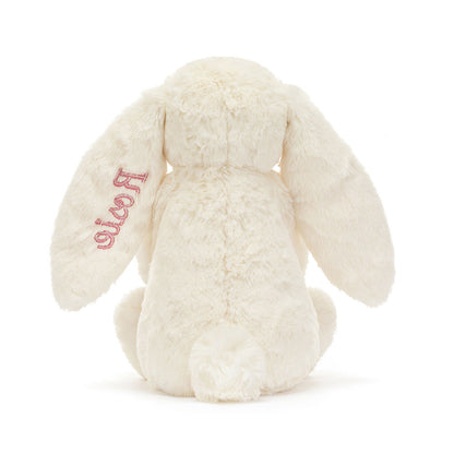 Jellycat Personalized Bashful Red Love Heart Bunny Medium