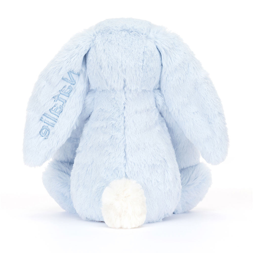 Jellycat Personalized Bashful Blue Bunny Medium