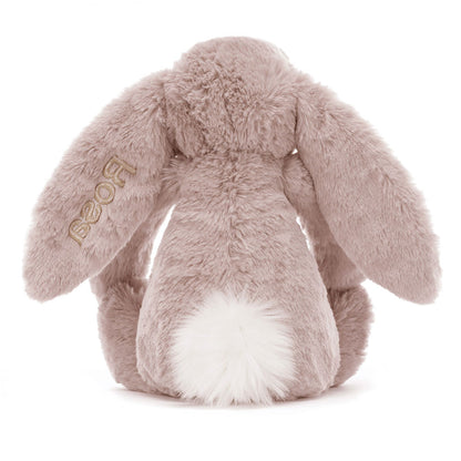 Jellycat Personalized Bashful Luxe Bunny Rosa Medium