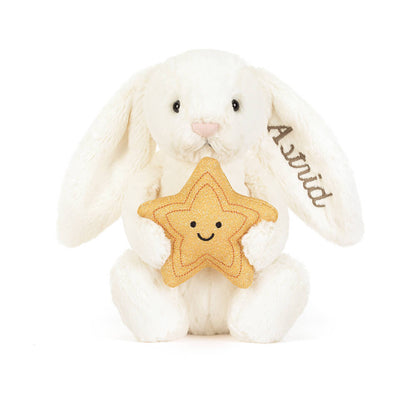 Jellycat Personalized Cream Bunny with Star
