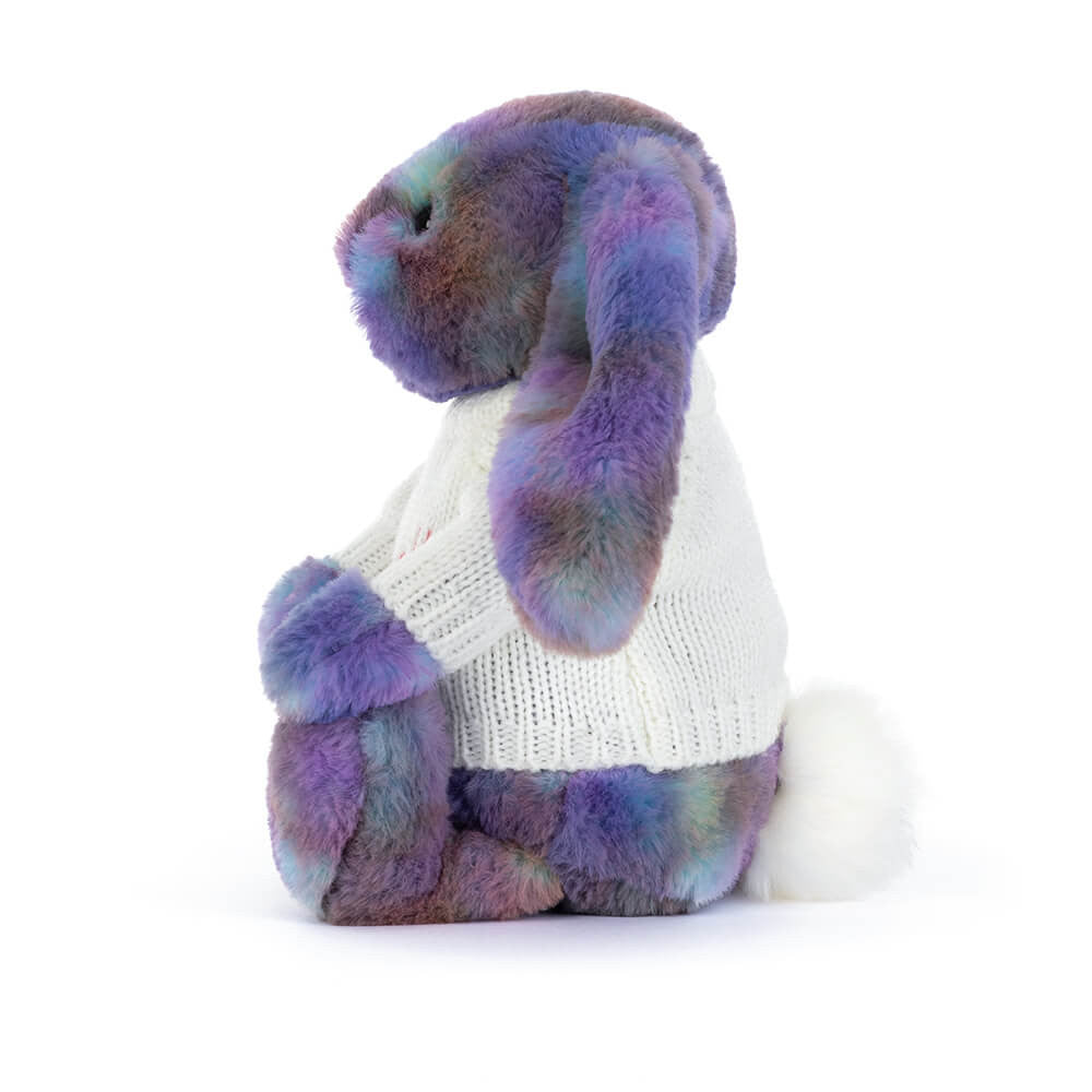 Jellycat Zodihop Luxe Bunny with Personalized Cream Jumper