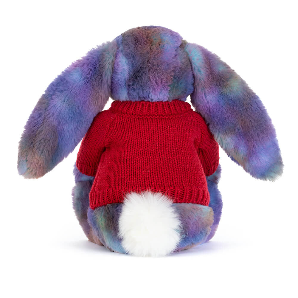 Jellycat Zodihop Luxe Bunny with Personalized Red Jumper